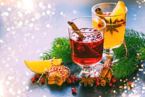 Warm And Inviting Mulled Wine Wallpaper