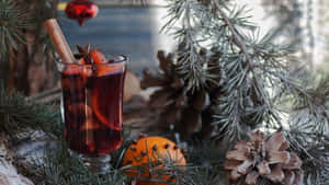 Warm And Inviting Mulled Wine Wallpaper