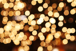 Warm Bokeh Lights Background Wallpaper