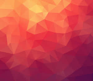Warm Gradient Polygon Background Wallpaper
