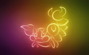 Warm Neon Skorupi Wallpaper