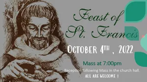 Warm Painting Of St Francis Of Assisi In Communion With Nature Wallpaper