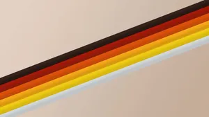 Warm Toned Abstract Stripe Art Wallpaper