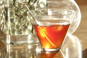 Warm Winter Beverages By The Fireplace Wallpaper