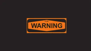 Warning Orange Icon Wallpaper