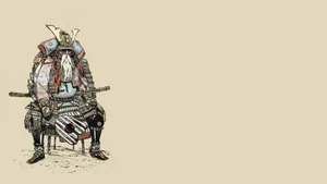 Warrior Embodying The Bushido Spirit Wallpaper