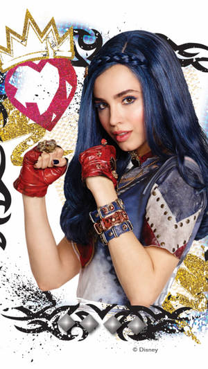 Warrior Evie Descendants 2 Wallpaper