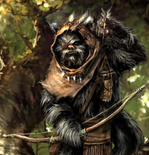Warrior Ewok Archer Forest Guardian.jpg Wallpaper
