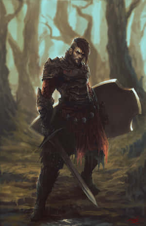 Warrior_of_the_ Enchanted_ Forest.jpg Wallpaper