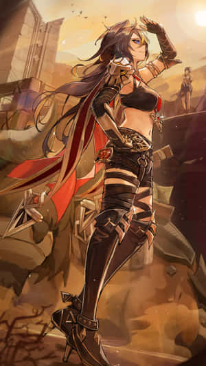 Warriorin Desert Sands.jpg Wallpaper