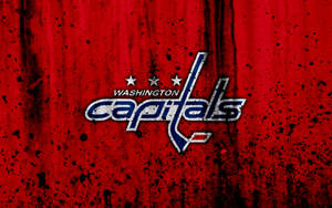 Washington Capitals Grunge Style Wallpaper