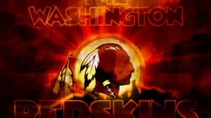 Washington Football Team In Action On The Field Wallpaper