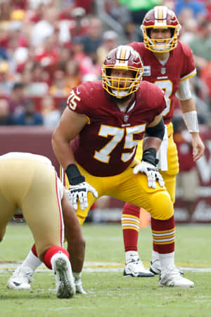 Washington Redskins Offensive Tackle Brandon Scherff 2015 Wallpaper