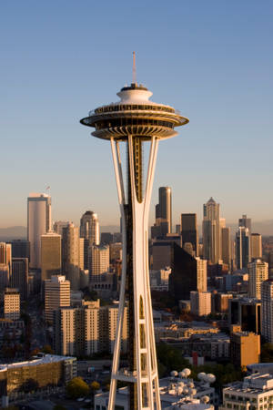 Washington Seattle Space Needle Wallpaper