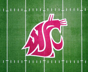 Washington State University Logo On Field Wallpaper