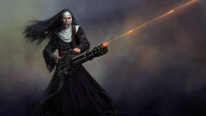 Wasteland Zombie Nun Wallpaper