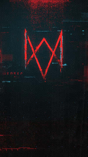 Watch Dogs Grunge Red Wallpaper