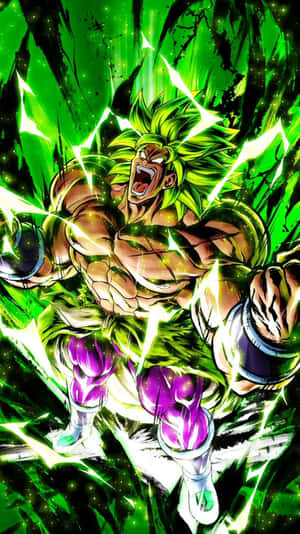 Watch The Incredible Power Of Broly Unleashed In 4k! Wallpaper