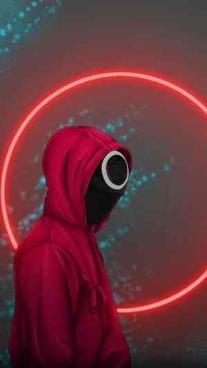 Watching Squid Game Pfp Wallpaper