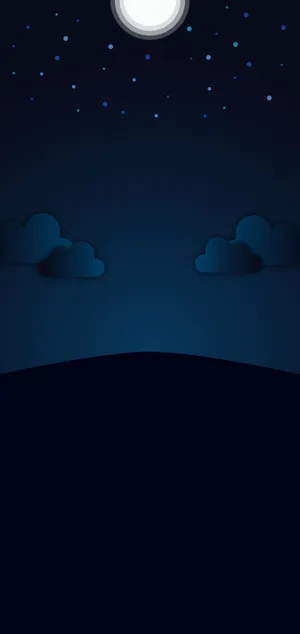 Water Drop Notch Evening Hill Wallpaper