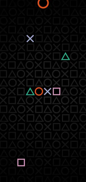 Water Drop Notch Playstation Buttons Wallpaper