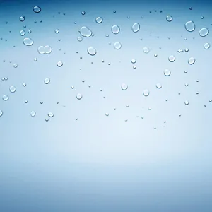 Water Droplets On A Blue Background Wallpaper