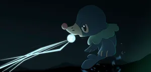 Water Gun Attack Of Popplio Wallpaper