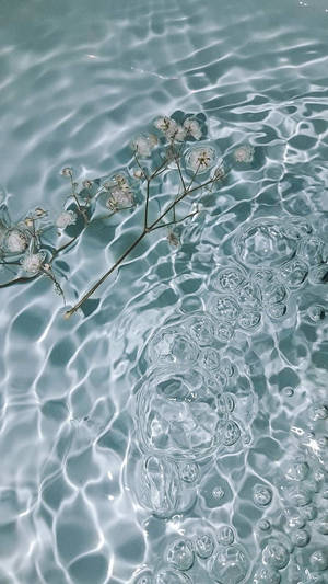 Water Light Blue Aesthetic Iphone Wallpaper