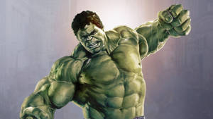 Watercolor Incredible Hulk Smash Wallpaper