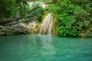 Waterfall In Paphos Wallpaper