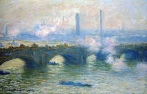 Waterloo Bridge By Claude Monet Wallpaper