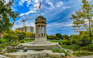 Waterloo Park Clock Tower Canada Wallpaper