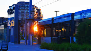 Waterloo Sunset Tram Station Wallpaper