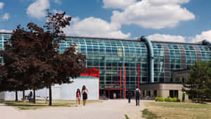 Waterloo University Modern Architecture Wallpaper