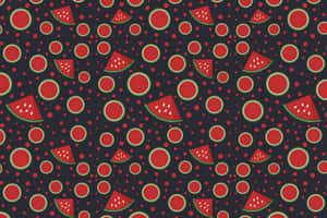 Watermelon Pattern Wallpaper