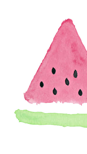 Watermelon Watercolor Clipart Wallpaper