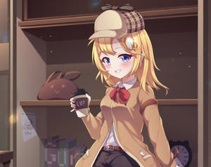 Watson Amelia With Coffee Wallpaper