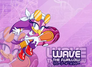 Wave The Swallow In Action Wallpaper