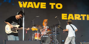 Wave To Earth Band Performance Wallpaper