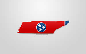 Waving Tennessee State Flag Wallpaper