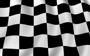 Wavy Checkerboard Pattern Wallpaper