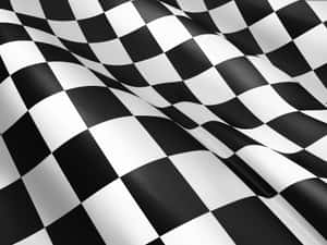 Wavy Checkerboard Pattern Wallpaper