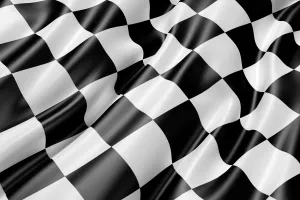 Wavy Checkered Flag Wallpaper