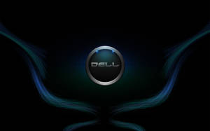 Wavy Lines Dell Hd Logo Wallpaper