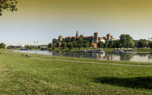 Wawel Castle Next To River Wallpaper