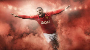 Wayne Rooney Red Digital Art Wallpaper