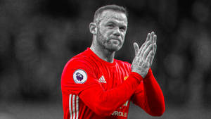 Wayne Rooney Selective Color Wallpaper