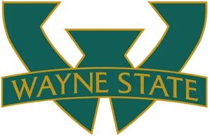 Wayne State University Green Logo Wallpaper