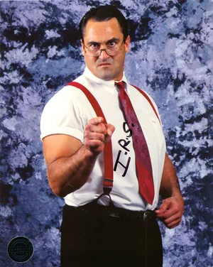 Wcw Champion Mike Rotunda Vintage Wwf Magazine Wallpaper