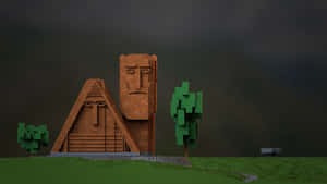 We Are Our Mountains Monument Rendering Wallpaper